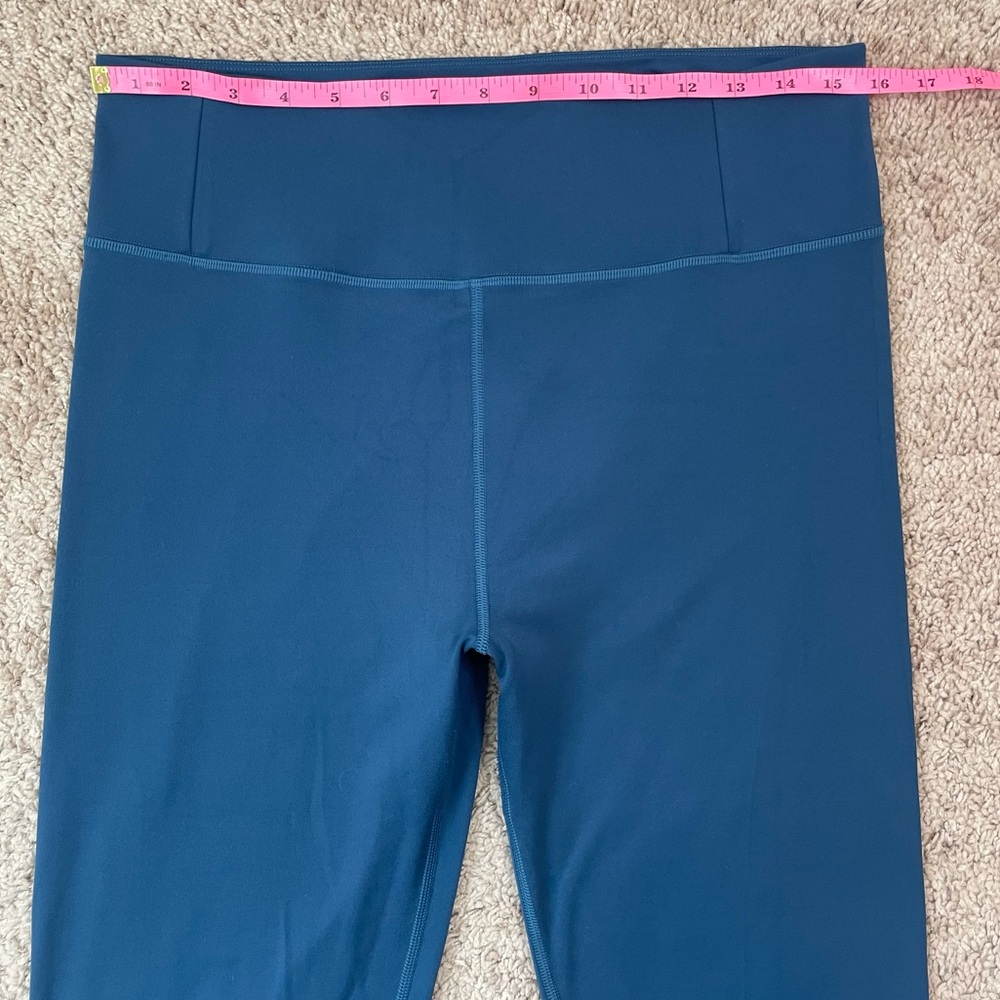 Girlfriend Collective Cleo Bra and High-Rise Leggings Set Size XXL Blue Green - Picture 10 of 16